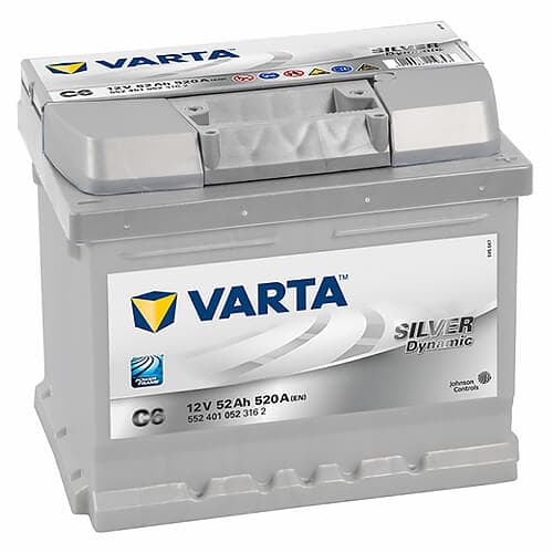VARTA Silver Dynamic 52 а/ч (обр.пол.) (552 401 052) 
