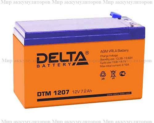Delta DTM 1207 12В 7.2Ач
