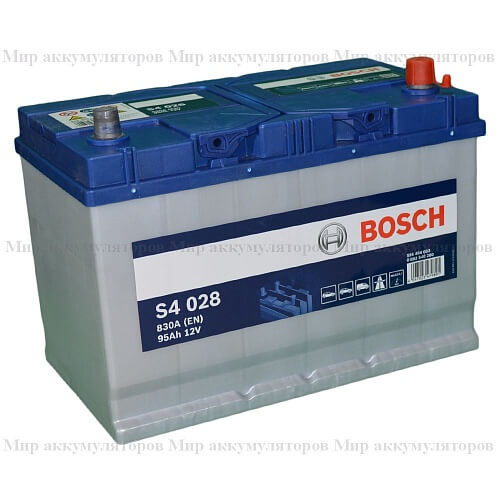 BOSCH S4 95 а/ч (обр.пол.) (595 404 083) Asia (толс.кл.)