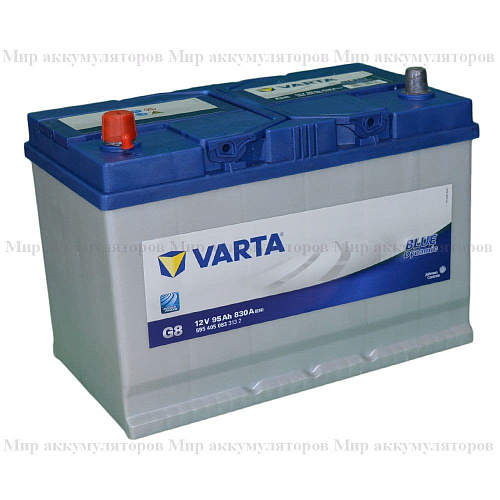 VARTA Blue Dynamic 95 а/ч (пр.пол.) (595 405) Asia (толс.кл.) VARTA Blue Dynamic 95 а/ч (пр.пол.) (595 405) Asia (толс.кл.)