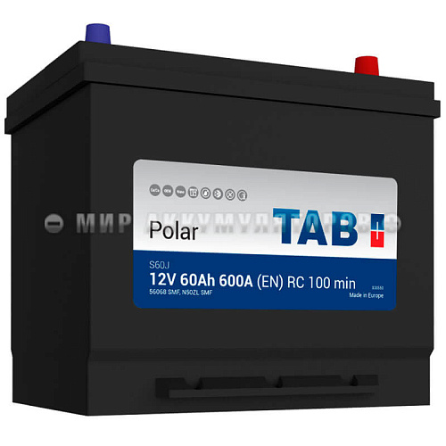 TAB POLAR 6СТ-60 о. п. Азия бортик (56068) TAB POLAR 6СТ-60 о. п. Азия бортик (56068)