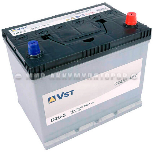 VARTA Стандарт 75 а/ч (обр.пол.) (575 301 068) Asia (толс.кл.)